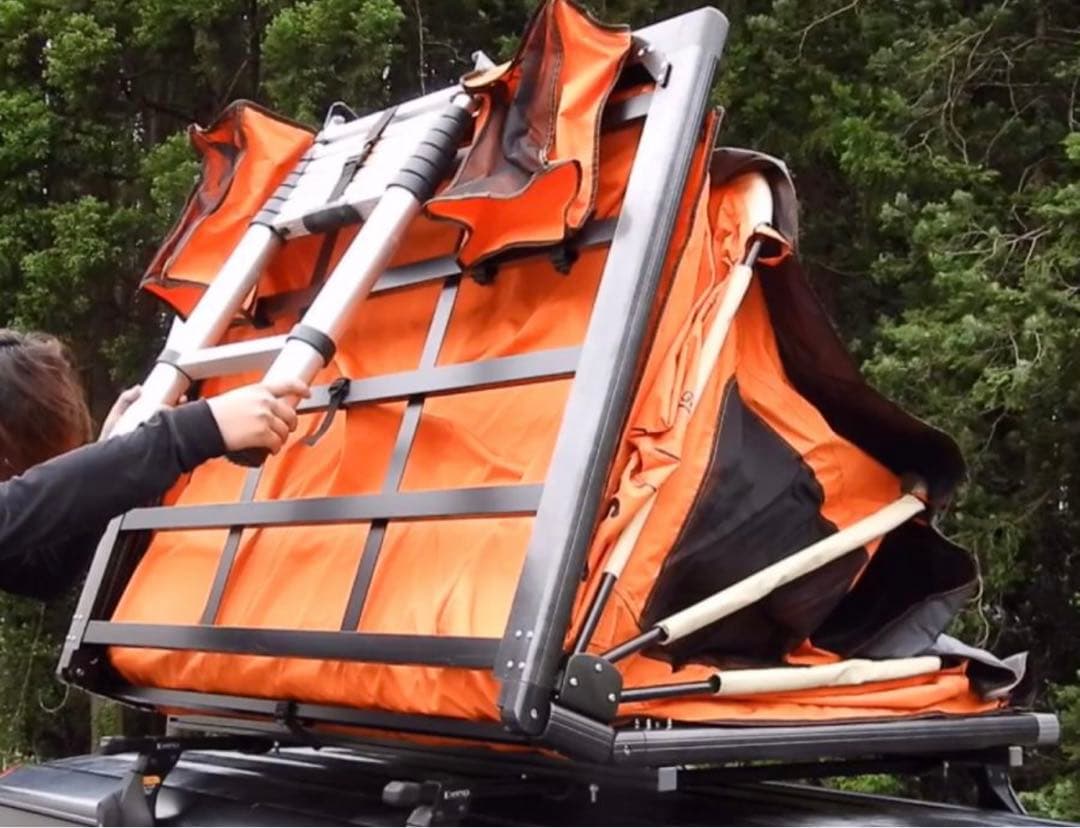 大幅値下げ！　　GRESS ROOF TENT ルーフテント オレンジ