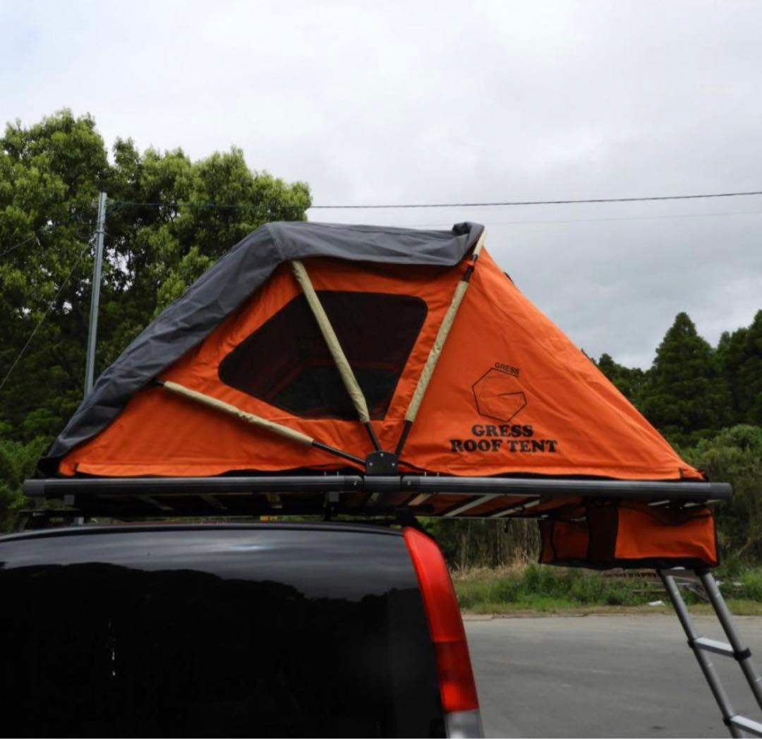 大幅値下げ！　　GRESS ROOF TENT ルーフテント オレンジ