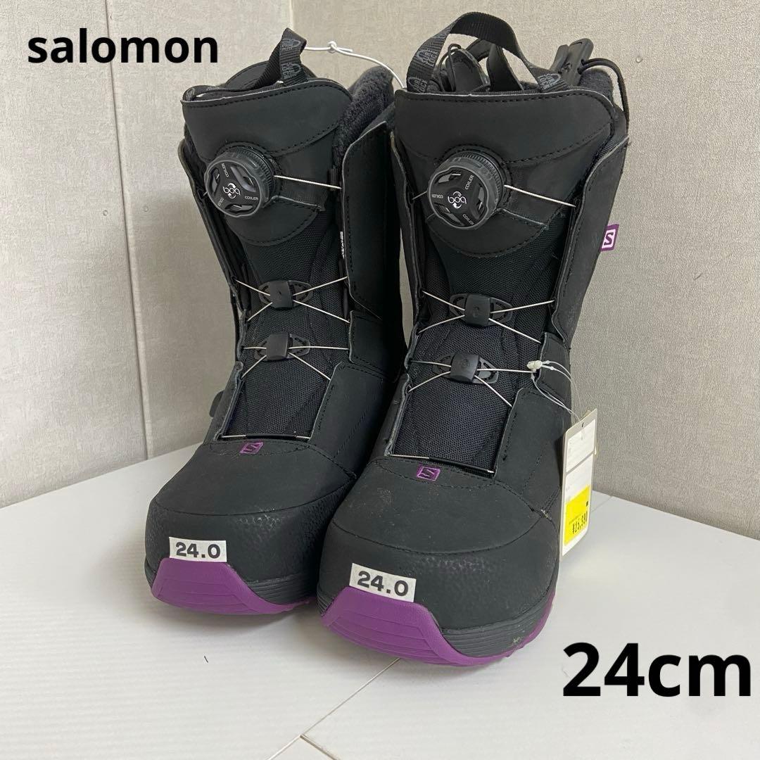 未使用⭐️salomon サロモン　スノボードブーツ　24cm5216