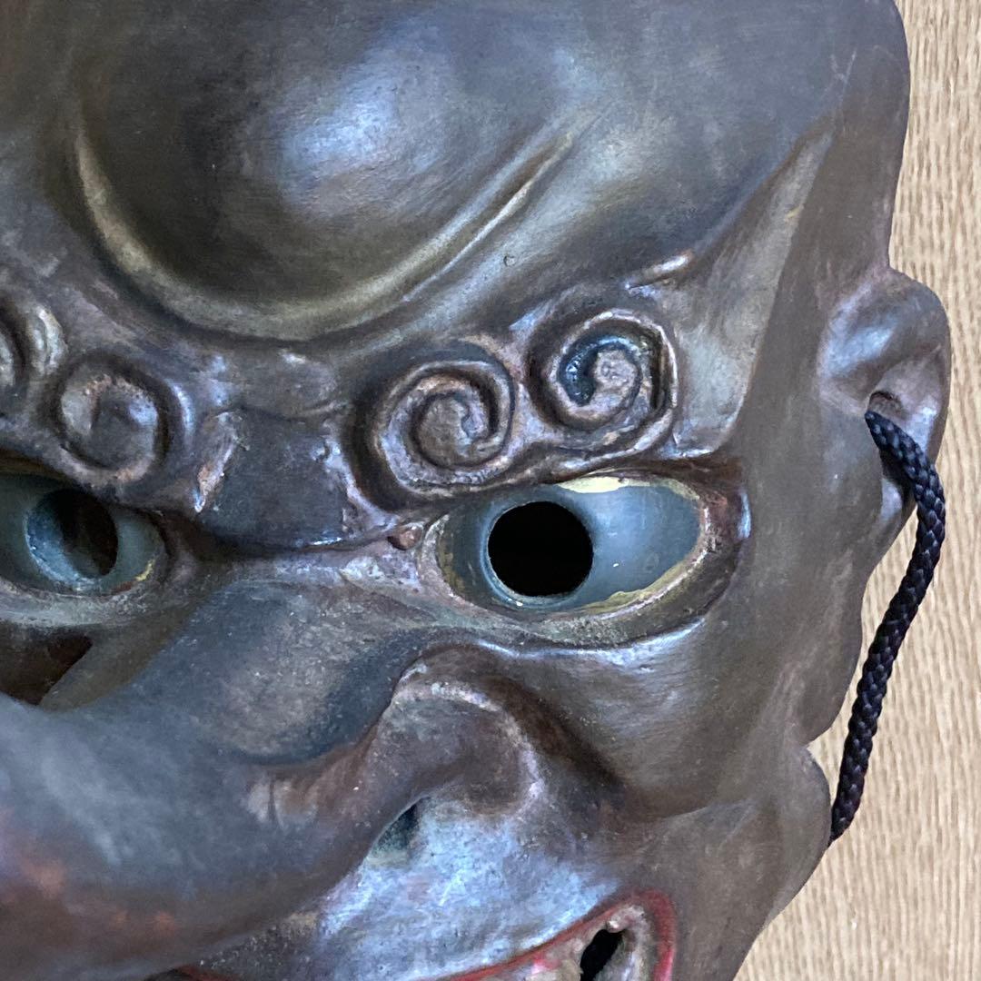 伝統的な日本の面 長い鼻　天狗