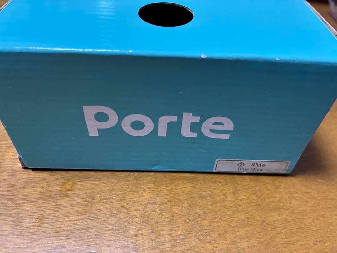 トヨタ ポルテ 初期型 カラーサンプル ミニカー ブルー 1/30