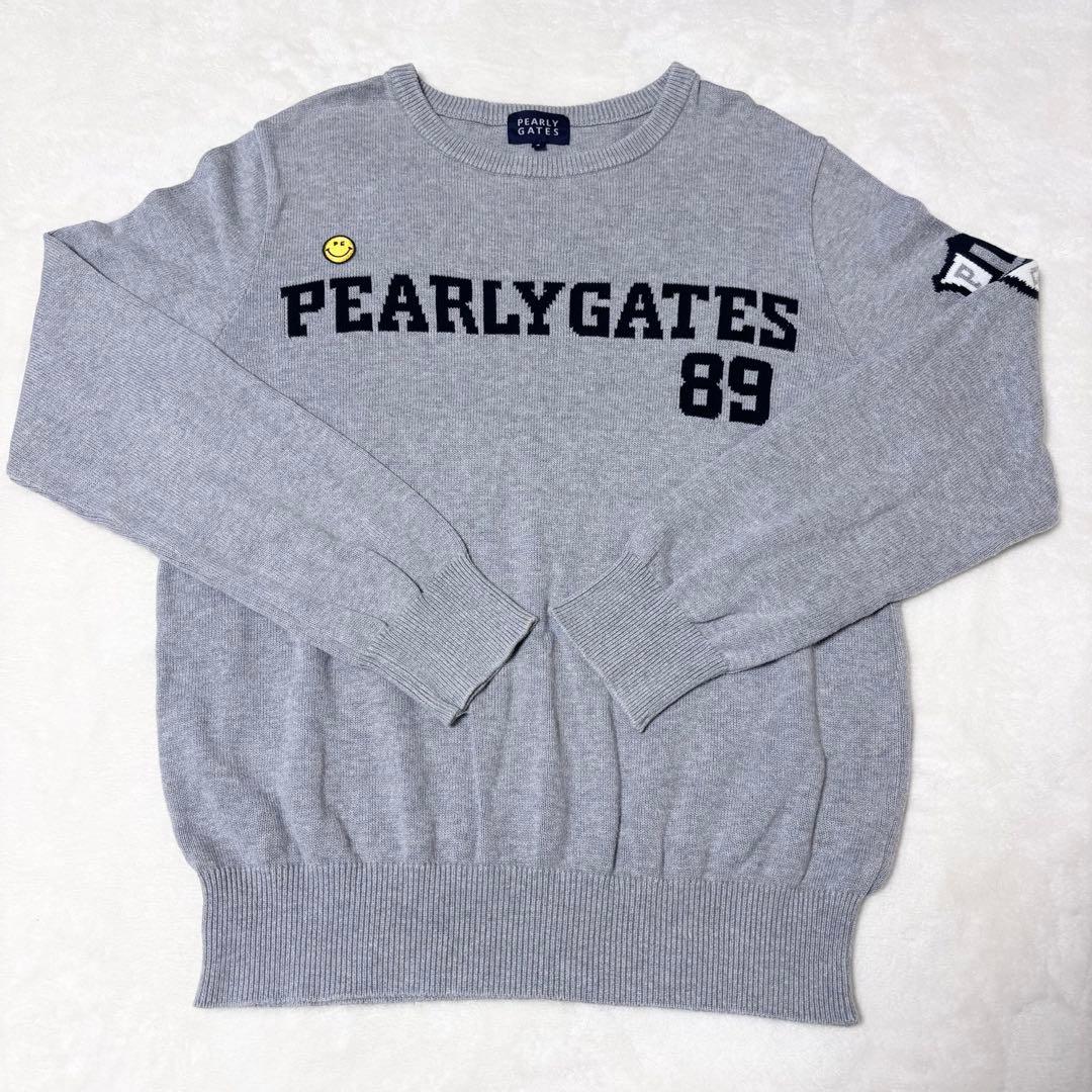 【新品】PEARLY GATES パーリーゲイツ　クルーネックセーター　サイズ5