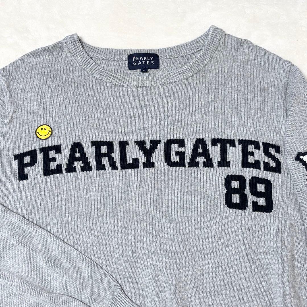 【新品】PEARLY GATES パーリーゲイツ　クルーネックセーター　サイズ5