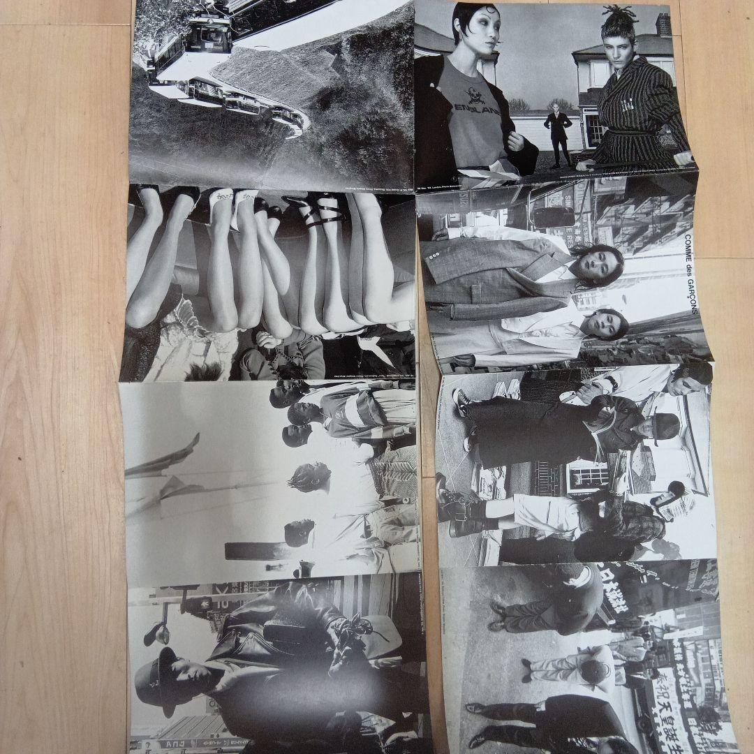 コムデギャルソン モノクロ ストリートファッション ポスター