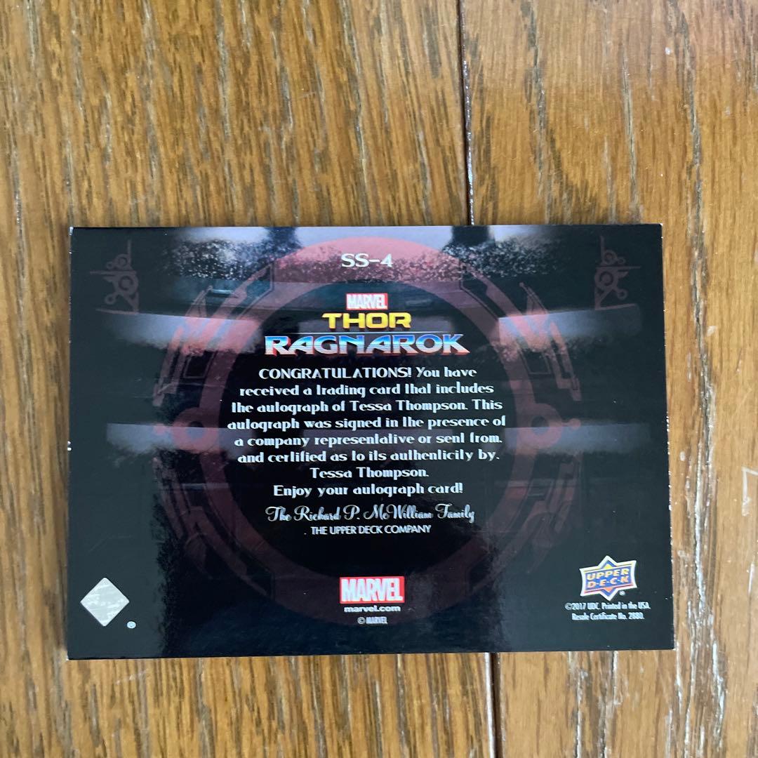 マーベル　サインカード