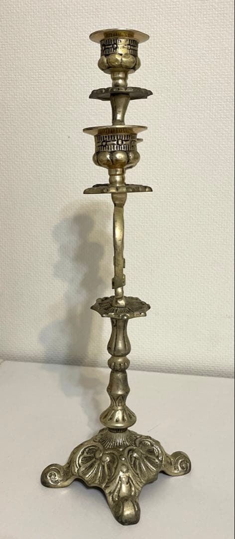 キャンドルホルダー アンティークゴールドキャンドルスタンド 北欧輸入雑貨　蝋燭台