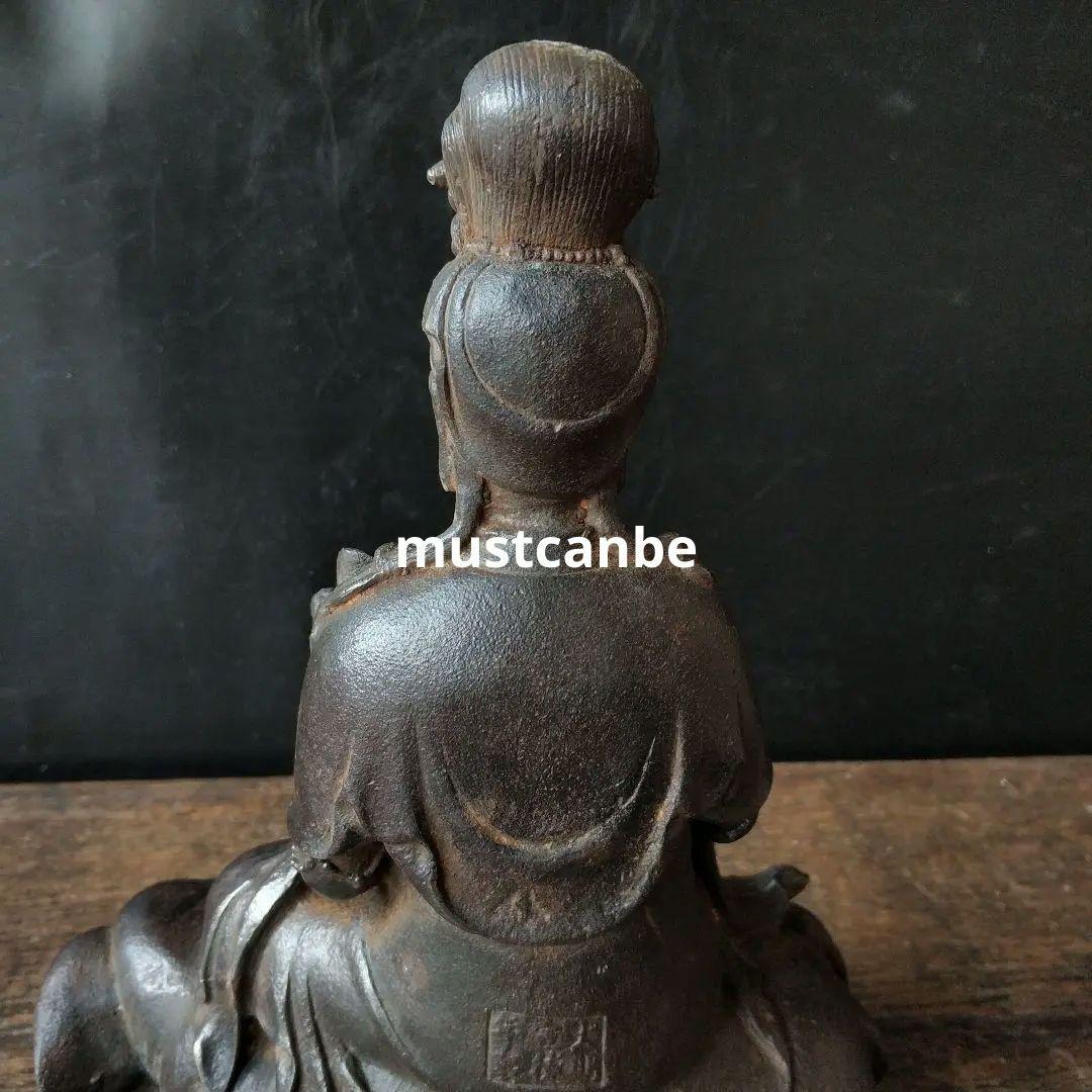 鉄器 鉄仏像 神像 鉄観音 普賢菩薩観音像 仏像 菩薩像 鎮宅 辟邪 招財 置物