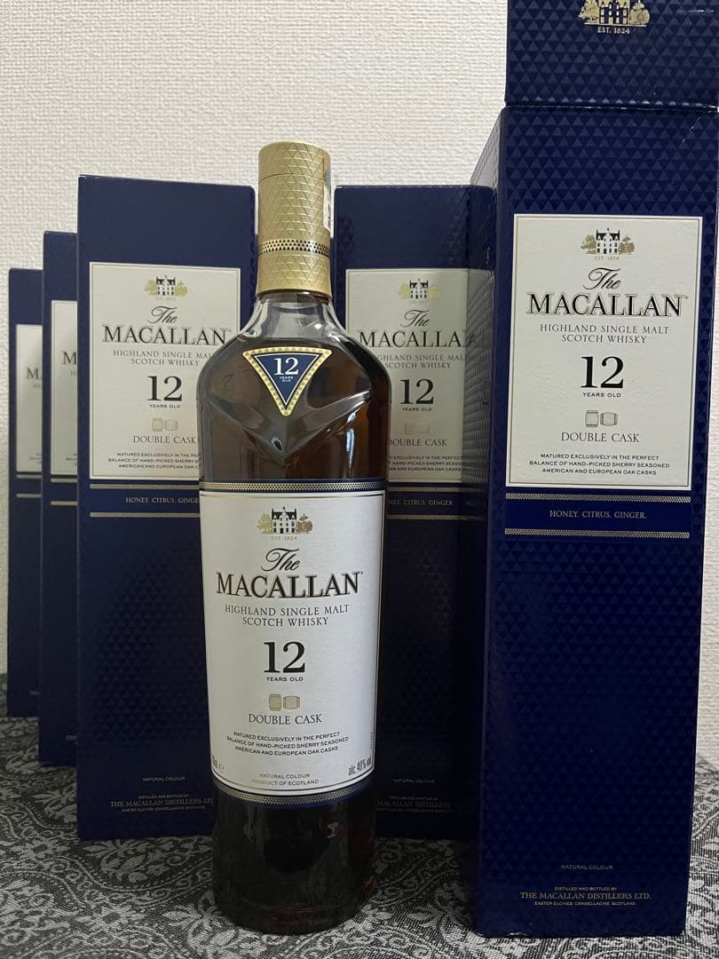 ザマッカラン 12年 ダブルカスク　箱付き2~4本セット