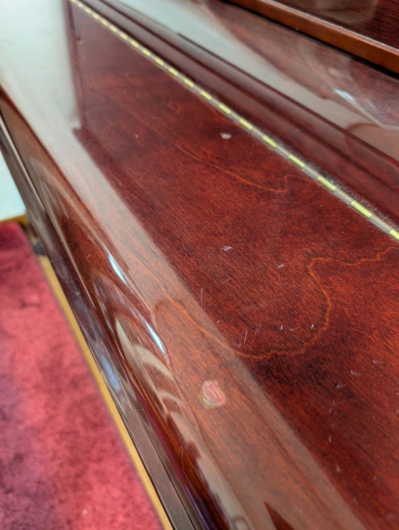 DIAPASON アップライトピアノ ダークブラウン(マホガニ色) 椅子付き