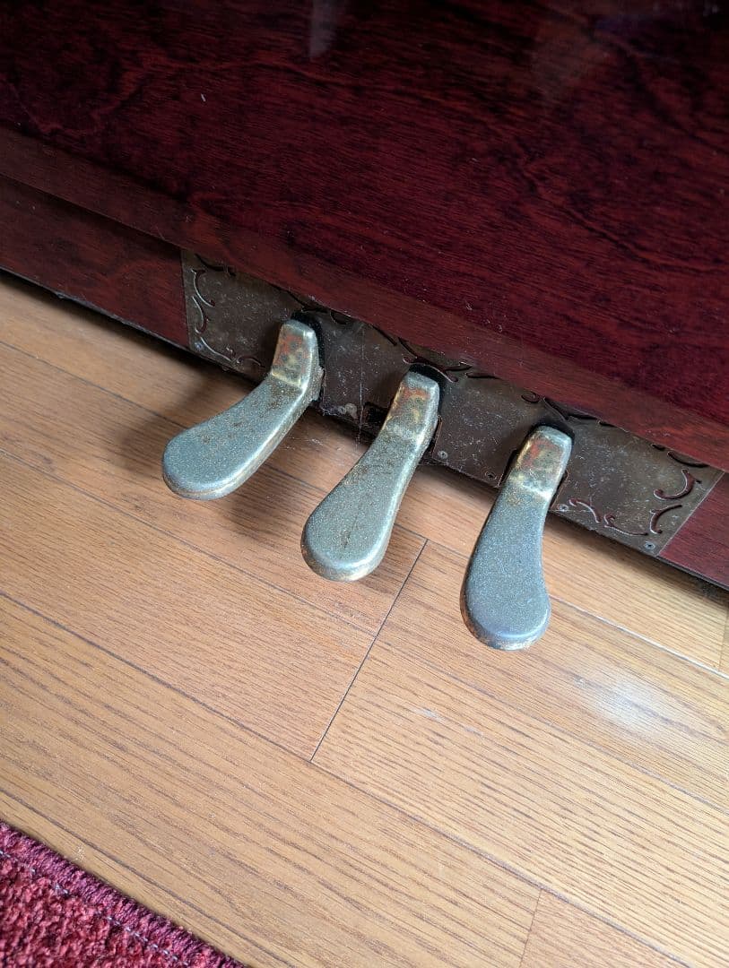 DIAPASON アップライトピアノ ダークブラウン(マホガニ色) 椅子付き