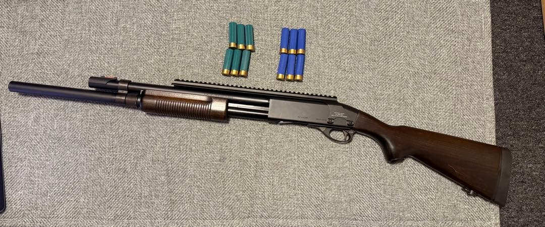 マルゼン M870 ボンプアクション ショットガン ウッドストック ガスガン