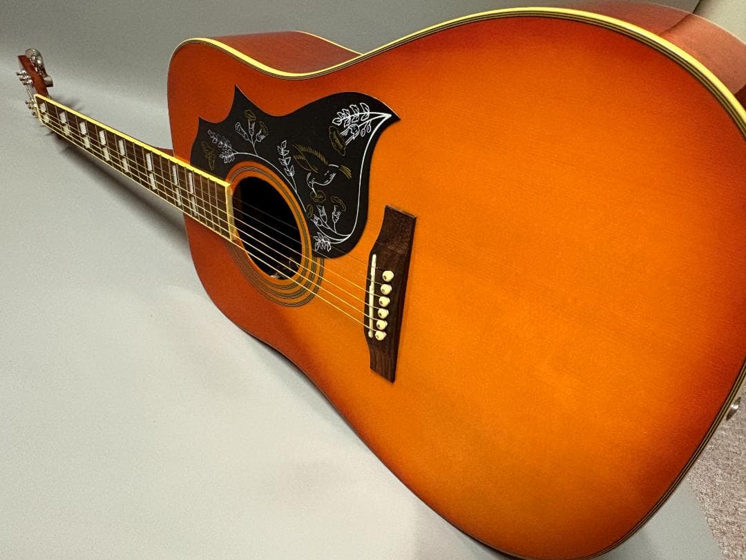 ★超極上単板トップ！エピフォン・ハミングバード プロ！超ジャキ激鳴・超美品★