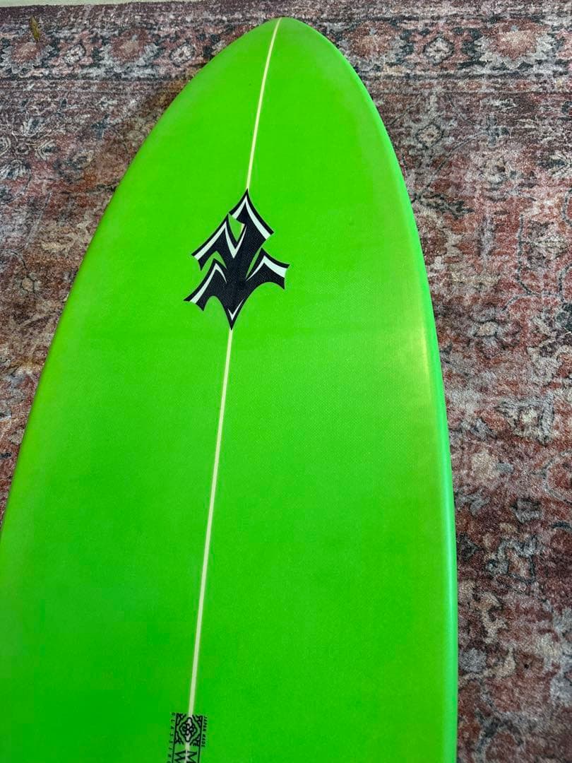 ロックダンス　キッズ用サーフボード5'0x17 1/4 x2'0 フィン付き