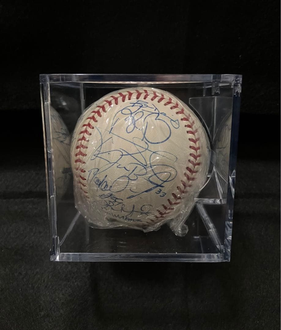 02年季 マリナーズチーム直筆サインボール イチロー・大魔神佐々木・長谷川滋利
