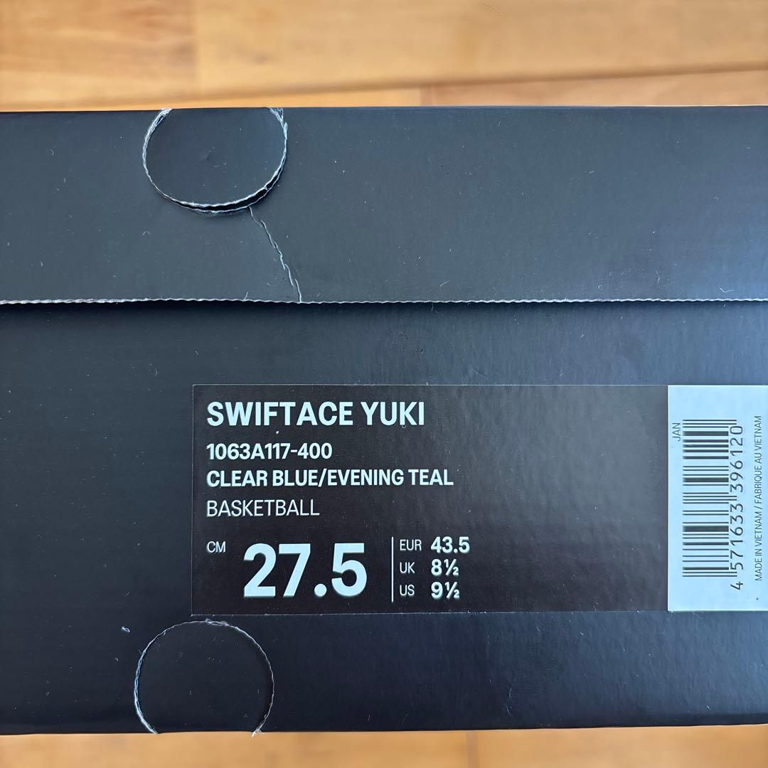 asics SWIFTACE YUKI 河村勇輝 27.5 アシックス　バスケ