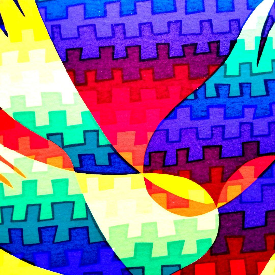 ☆ 靉嘔 ＡＹ―Ｏ シルクスクリーン