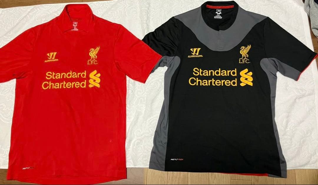 [希少] リバプールFC  & Away ユニフォームセット12-13期