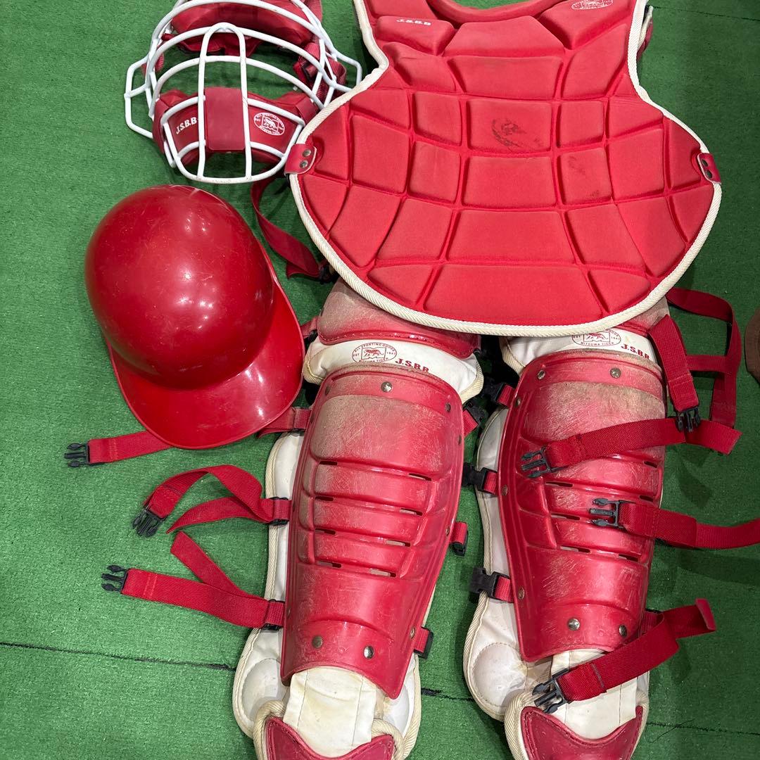 軟式野球　キャッチャー道具　バック