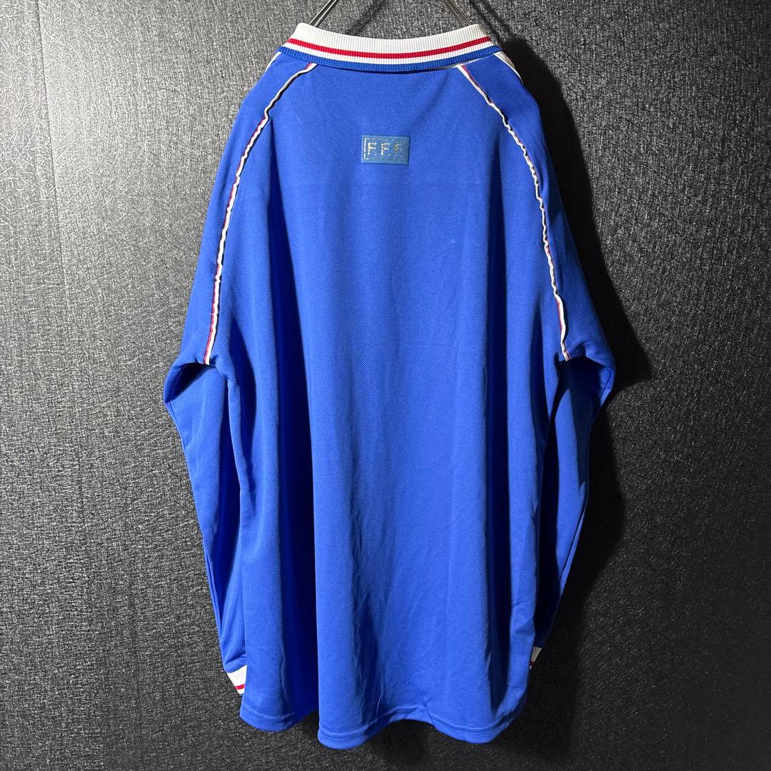 【★フランス代表】 古着 メンズ サッカー ユニフォーム 98年 長袖 2XL