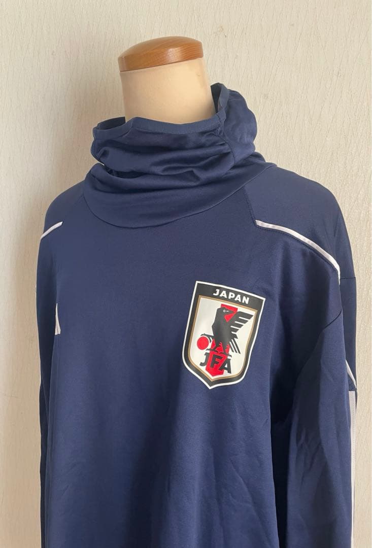 adidasアディダス JFA日本代表 フード付きジャージ ネイビー3XLサイズ