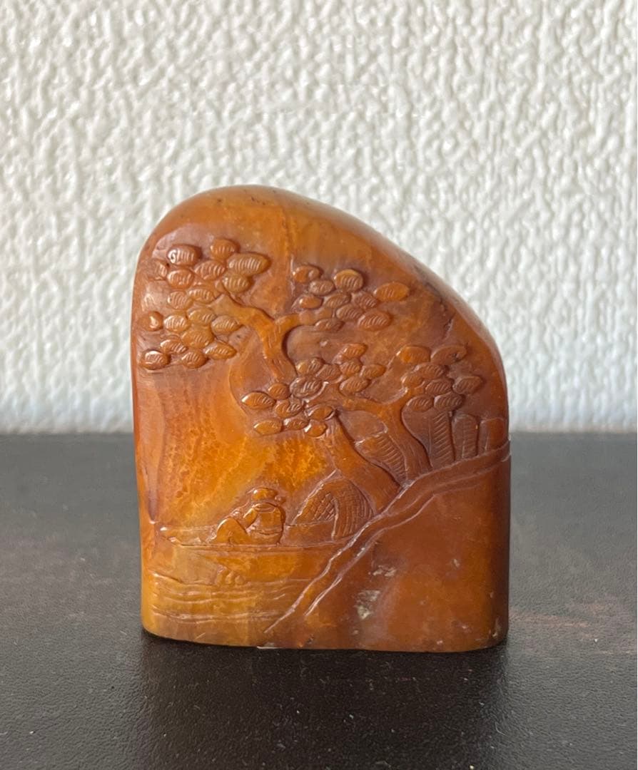 中国古美術　清時代寿山石印材　天然石 BL2-7-1