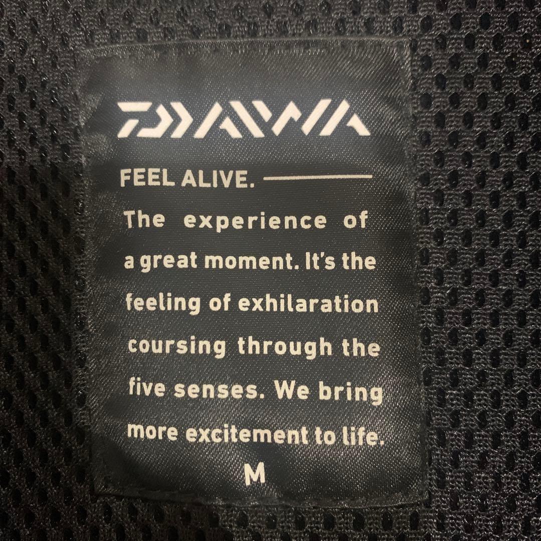 ダイワ スペシャルゴアウィンドストッパーショートベスト M 鮎