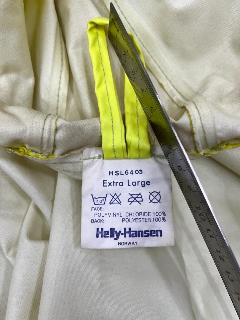 【上下セット】ヘリーハンセン 防水セーリングウェア ネオンイエロー M-140