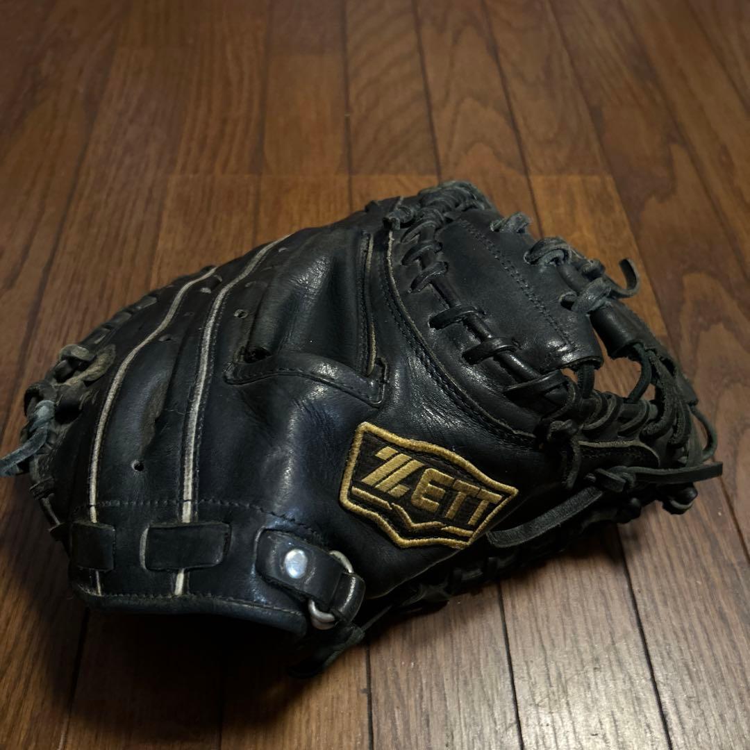 ZETT 黒 野球グローブ (軟式用)