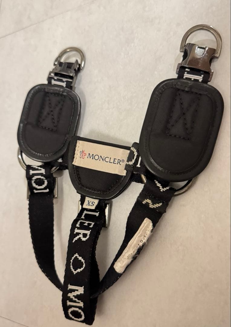 激レア モンクレール ハーネス リード 首輪 犬用　XS