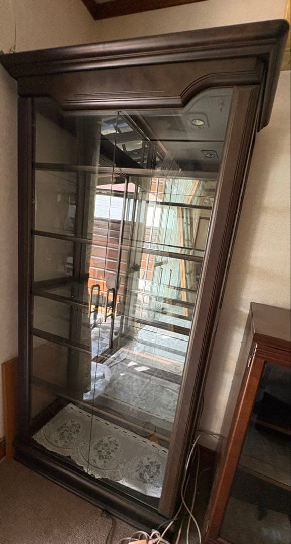 ディスプレー家具　ガラスショーケース　キュリオケース