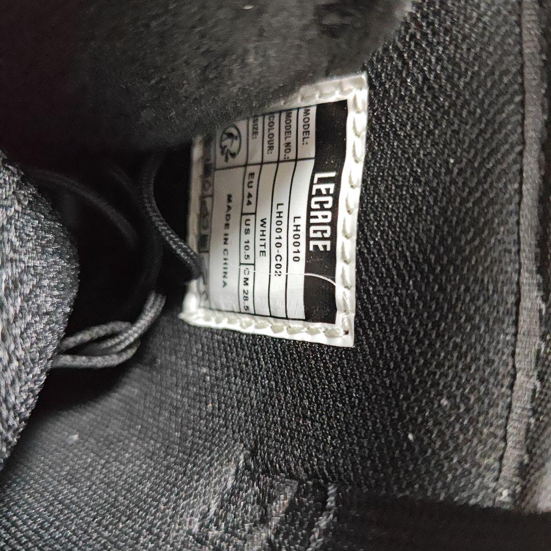 LECAGE スノーボードブーツ ホワイト/ブラック