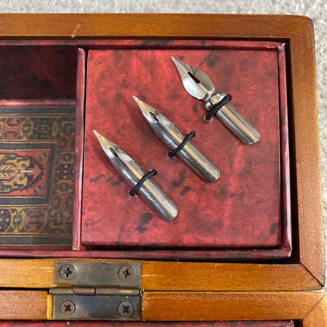 万年筆セット 木製ケース付き