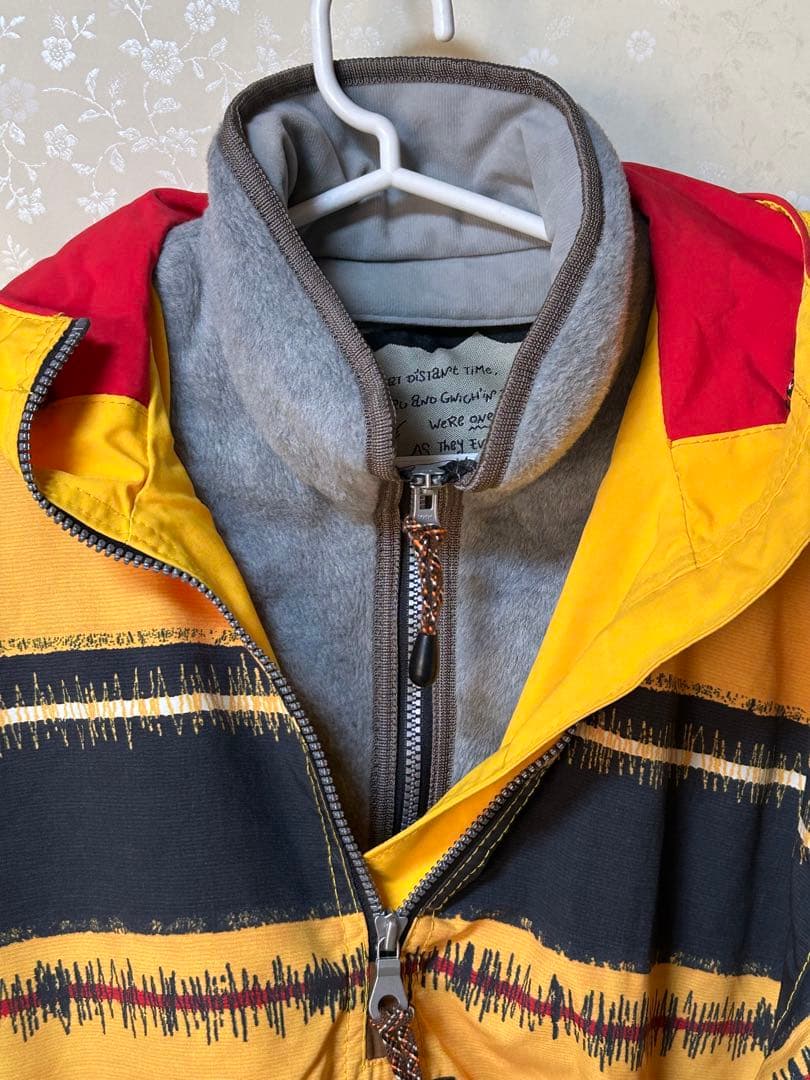 美品　ストライプ アノラックジャケット ウィンタースポーツ用