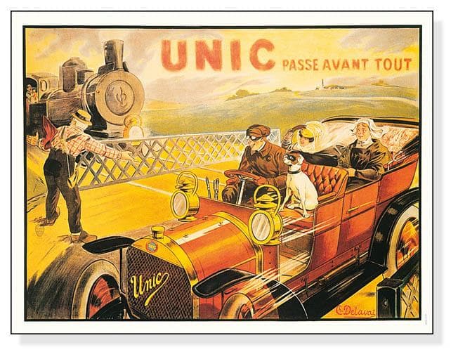 Unic（デュメイ）フレンチアートポスター アンティーク