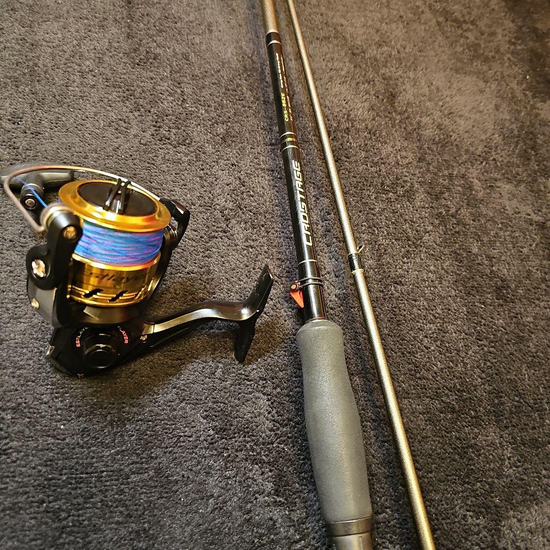 D-11　エギングロッド　新品リール　新品peライン0.6号着用