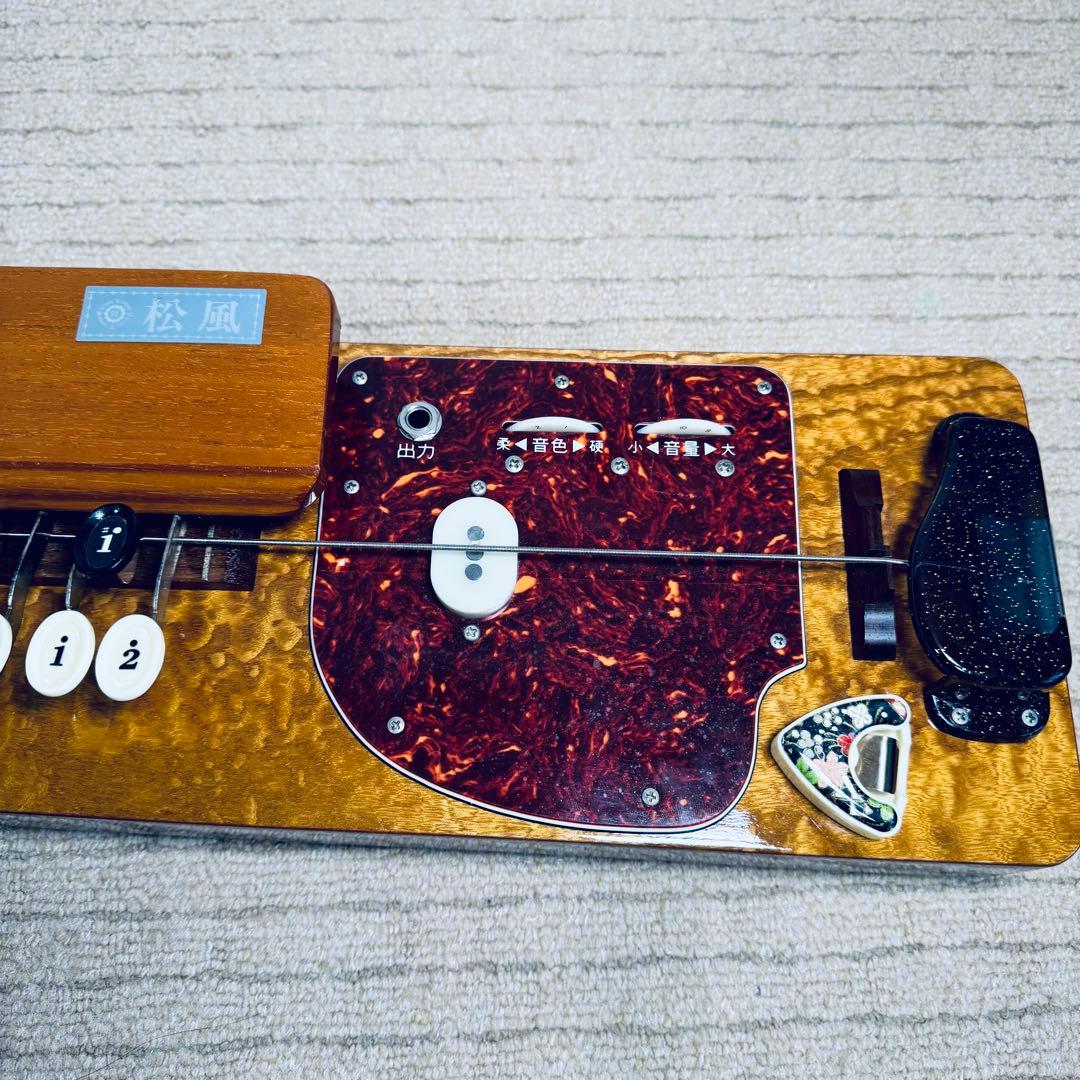 大正琴 琴伝流 ベース バス 松風 ハードケース 大正琴調子笛 接続ケーブル付