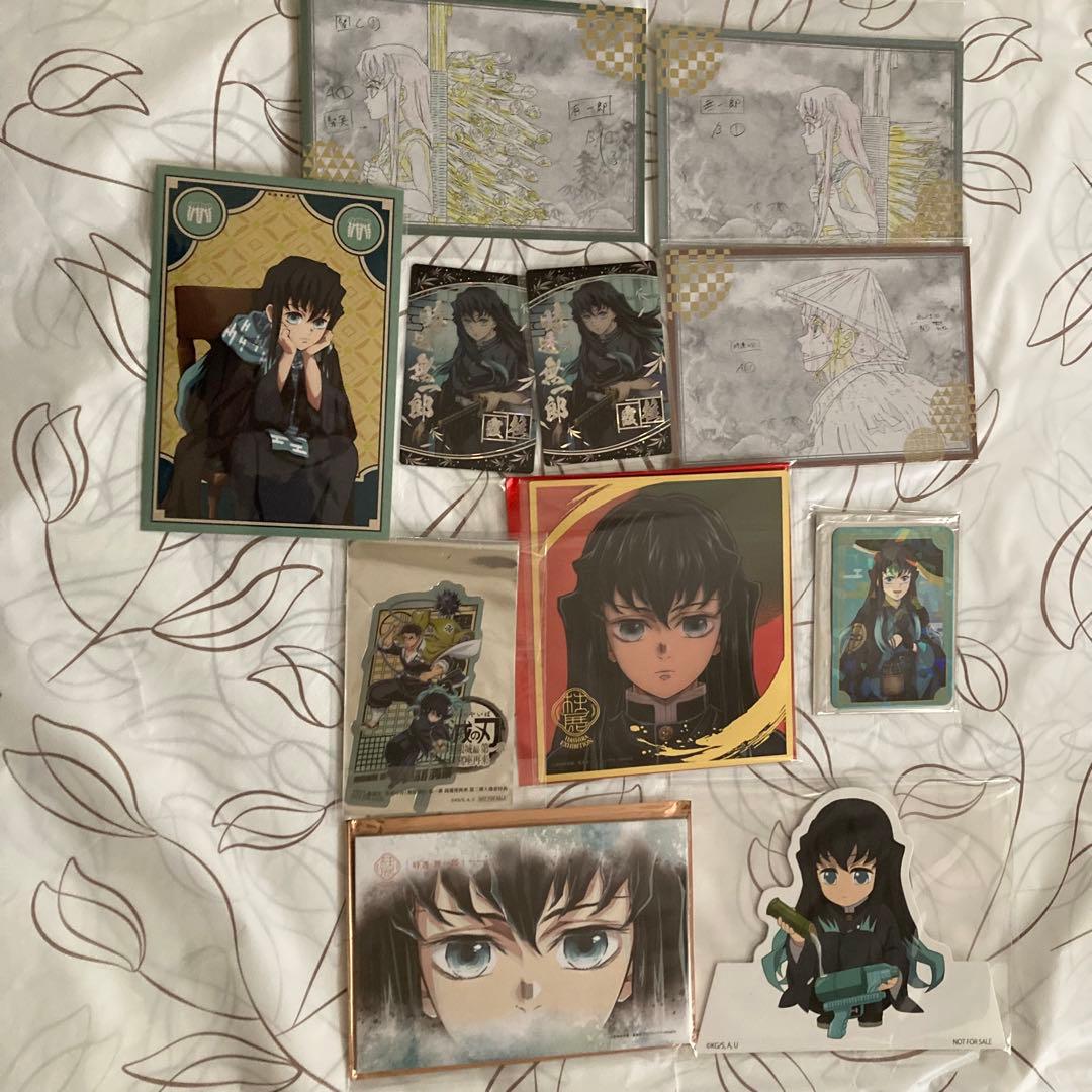 鬼滅の刃 鬼滅祭 AGF 柱展 クリア色紙 ポストカード ウエハース