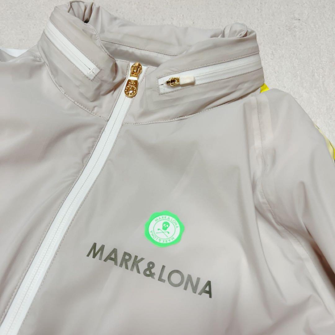 極美品　2024 マークアンドロナ 2WAY レインワンピース 　迷彩　フード