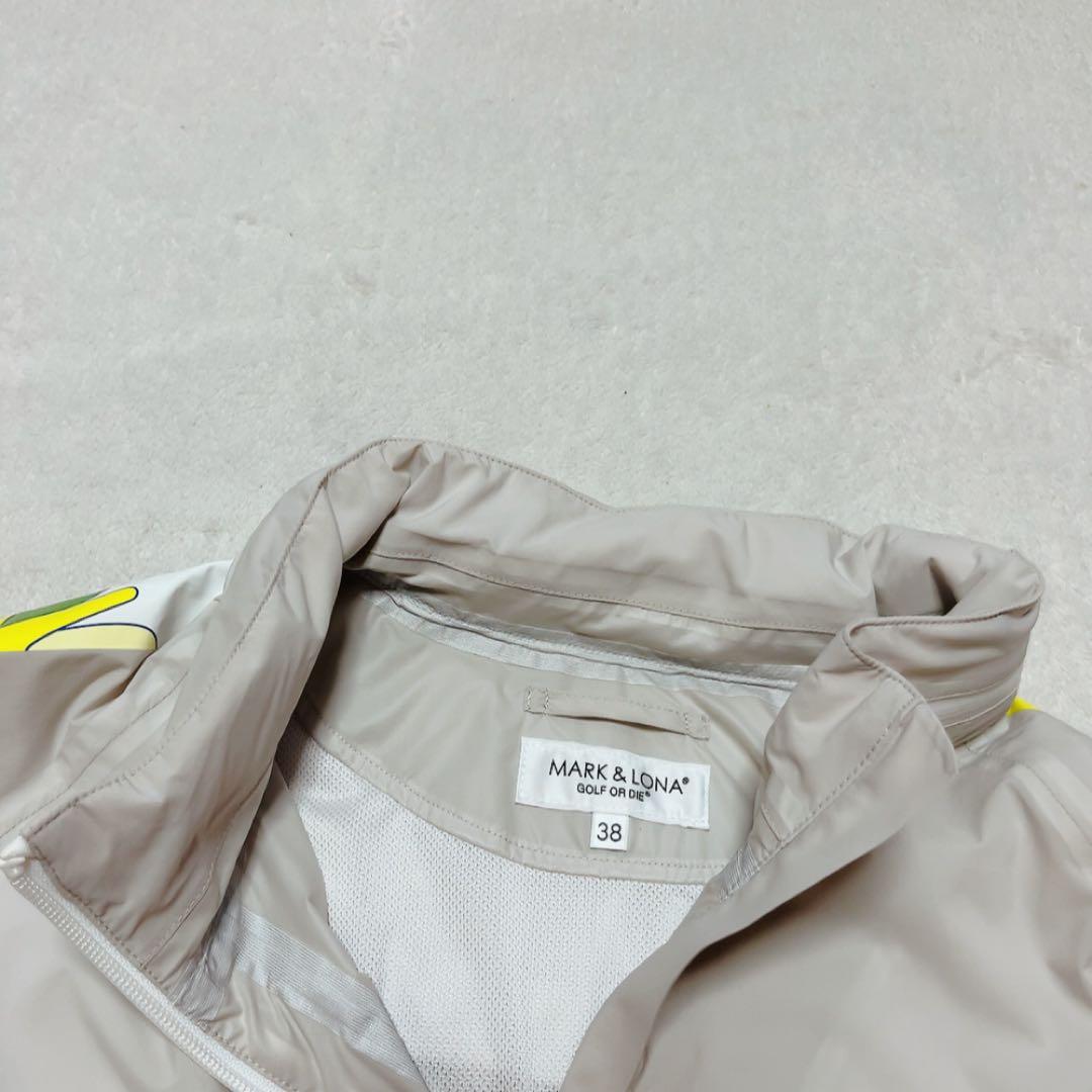 極美品　2024 マークアンドロナ 2WAY レインワンピース 　迷彩　フード