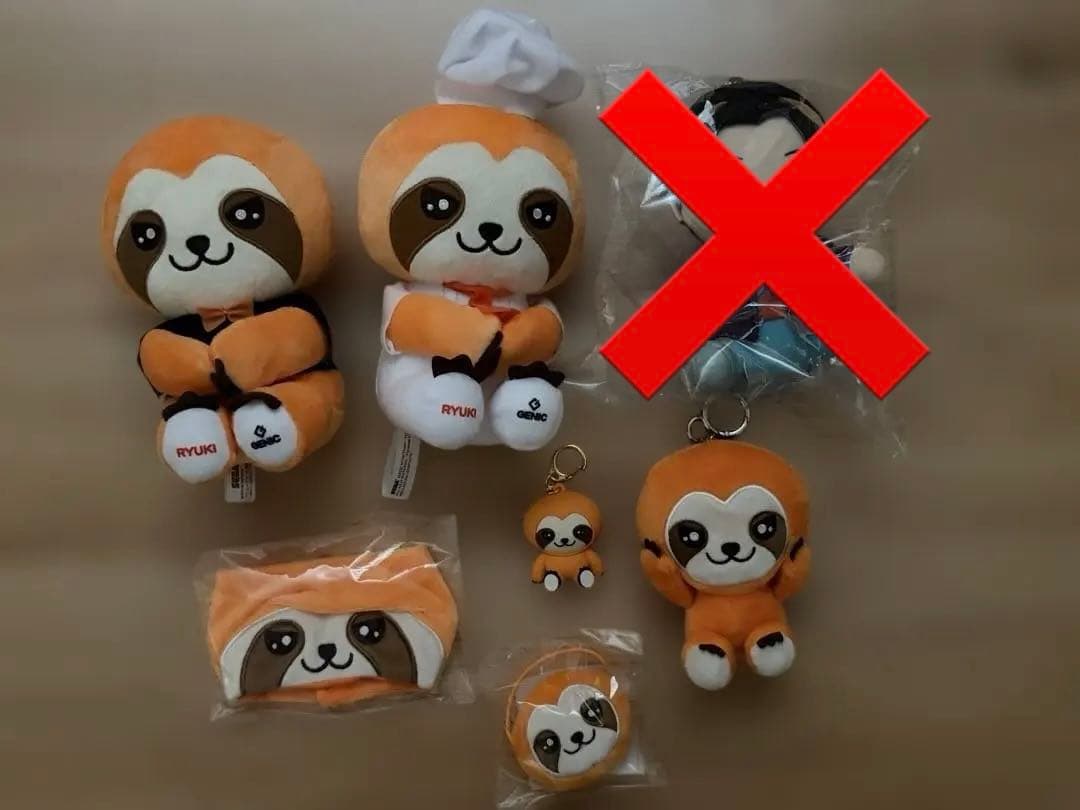 GENIC 小池竜暉 ナマケモノ ぬいぐるみ まとめ売り