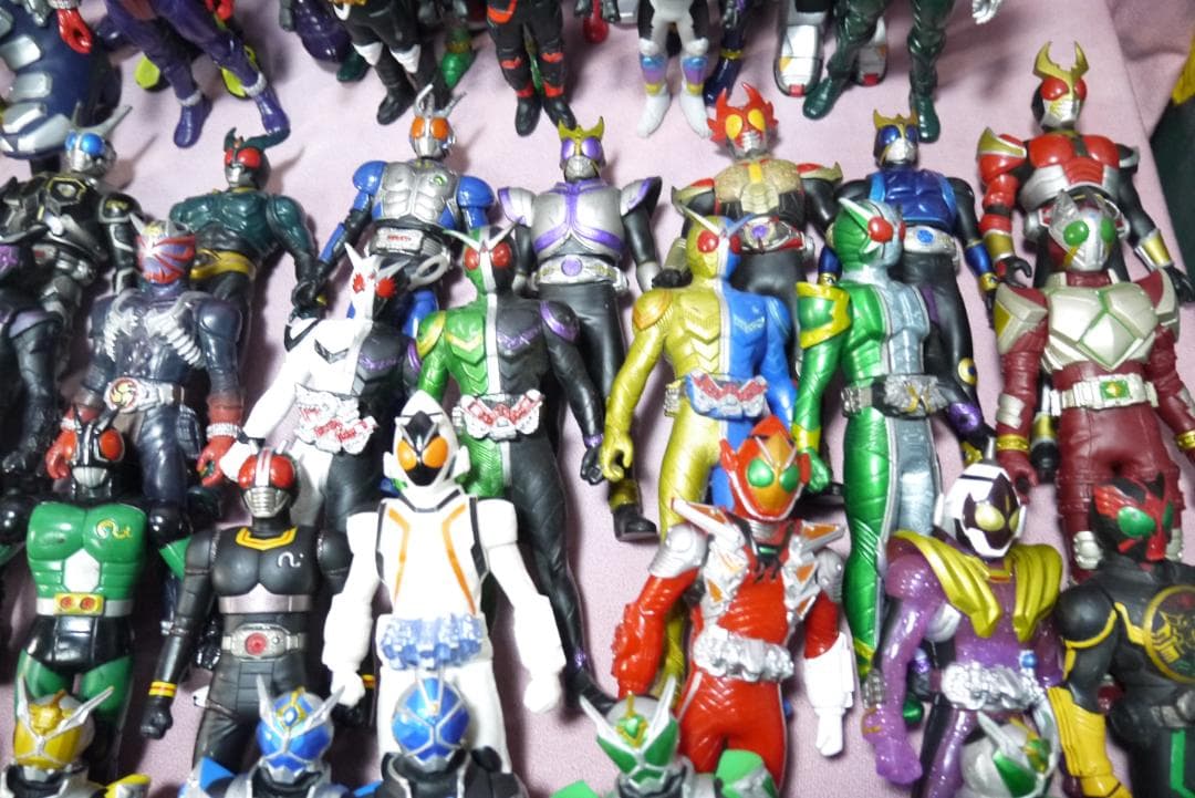 ライダーヒーローシリーズ　ビッグサイズソフビフィギュア　111体セット