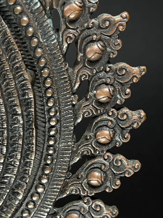 仏像 仏教美術 チベット密教 紫銅製十一面千手観音造像 特大