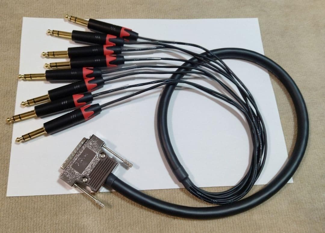 MOGAMI 2932 モガミ D-Sub25→TRSコネクター オス 1m