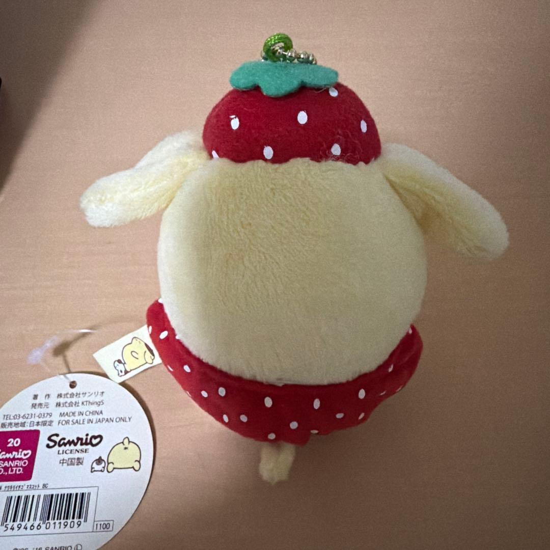 【限定品】ポムポムプリン　いちご　マスコット