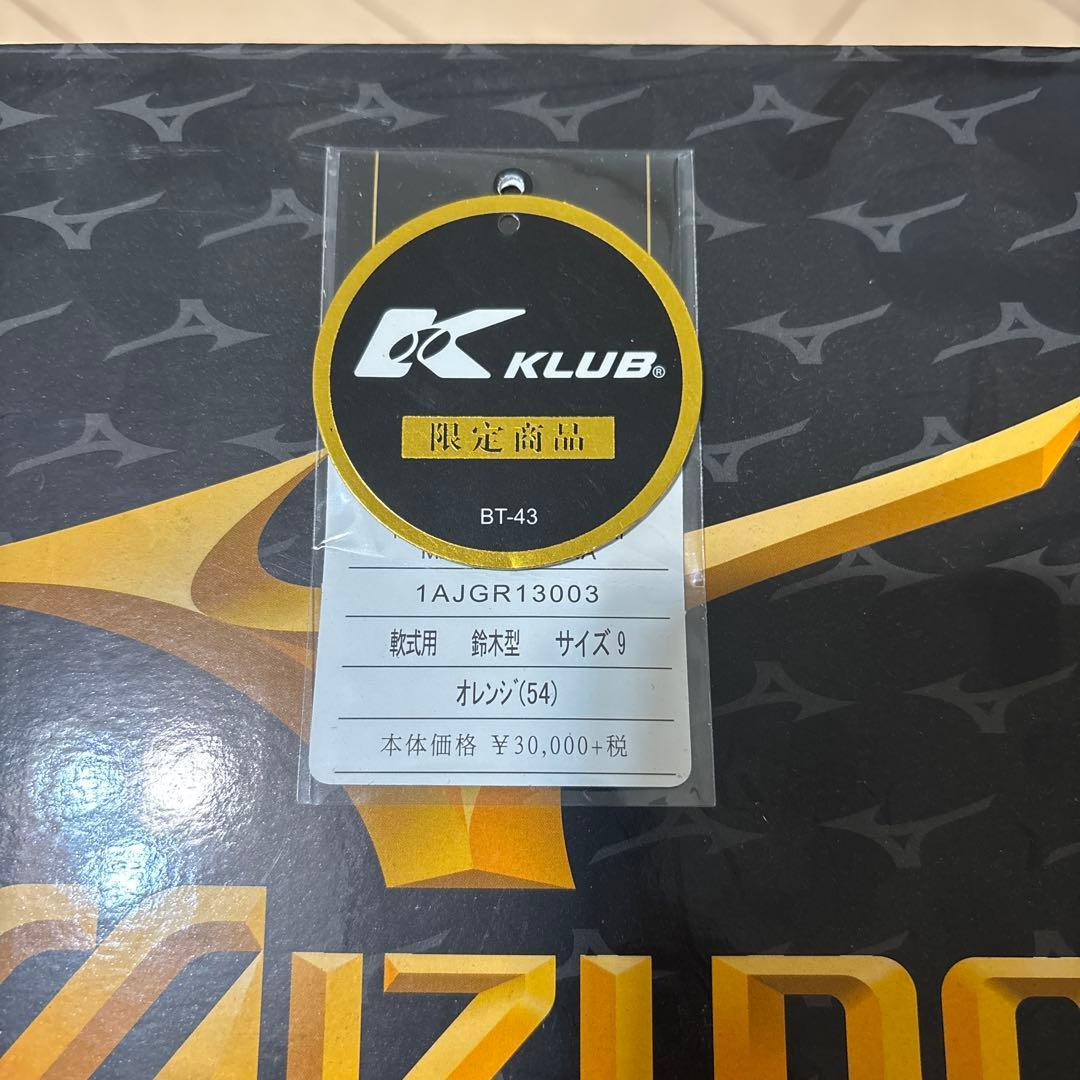 ミズノプロ 軟式グローブ　サイズ9