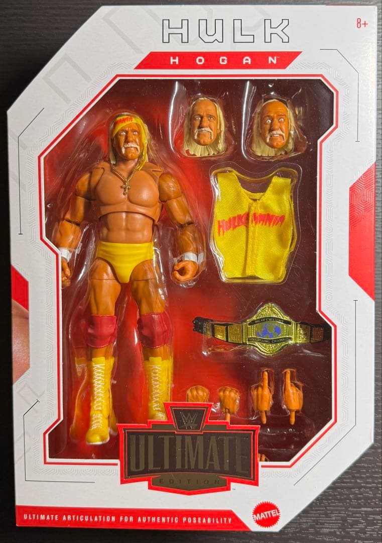 【セール中】【専用ケース付き】 WWE HULK HOGAN フィギュア