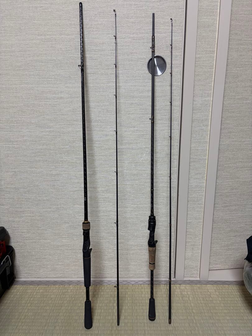 バスロッド2本セット バスX6102MB-Y ホーネットスピアーズC672MH