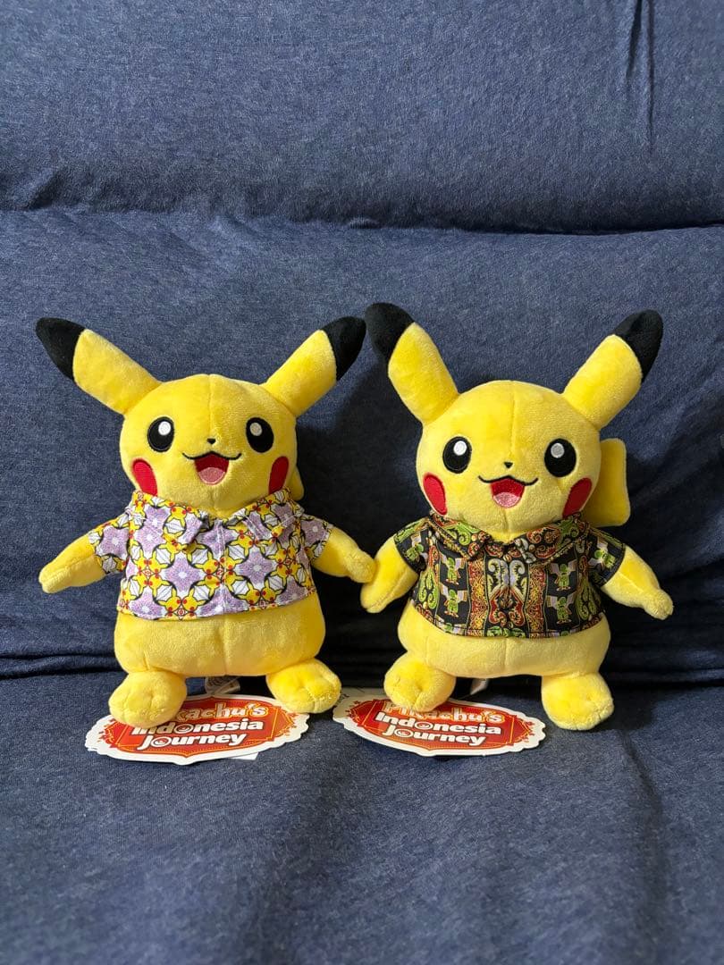 【新品】【限定品】ピカチュウ ぬいぐるみ バティック 8種セット