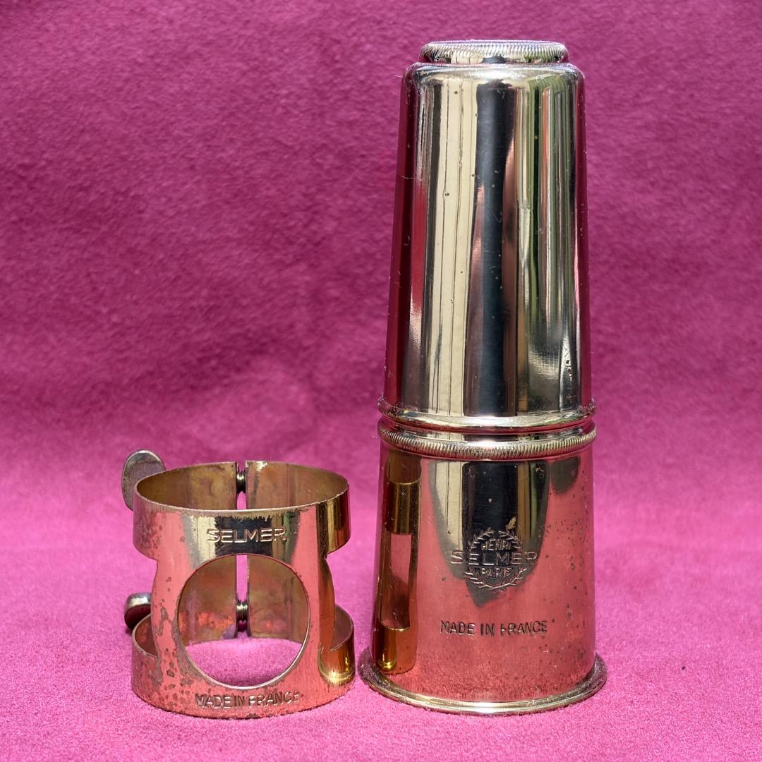 バリトン ビンテージ SELMER リガチャー&キャップ