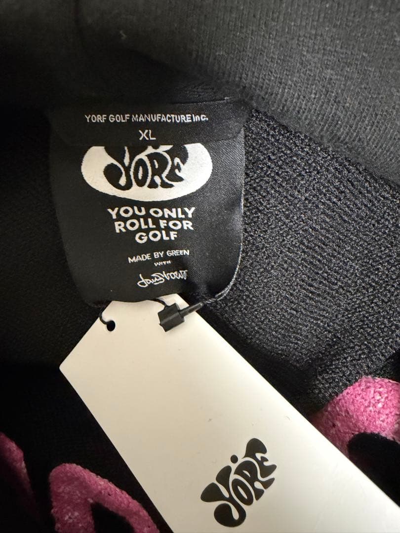 YORF GOLFパーカー　黒XL 新品